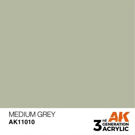 AK Interactive - 3rd Gen - Medium Grey 17ml