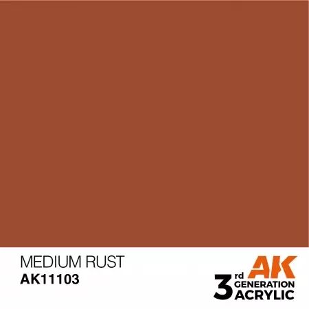 AK Interactive - 3rd Gen - Medium Rust 17ml