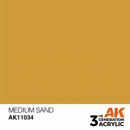 AK Interactive - 3rd Gen - Medium Sand 17ml