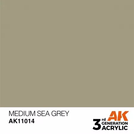 AK Interactive - 3rd Gen - Medium Sea Grey 17ml