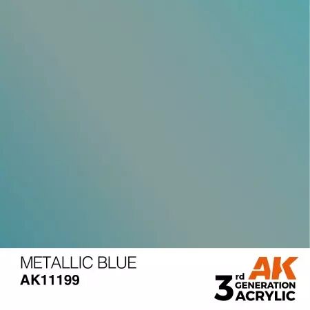 AK Interactive - 3rd Gen - Metallic Blue 17ml