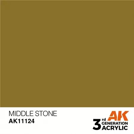 AK Interactive - 3rd Gen - Middle Stone 17ml