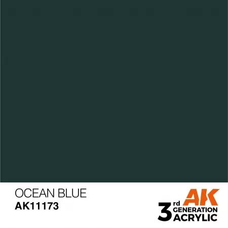 AK Interactive - 3rd Gen - Ocean Blue 17ml