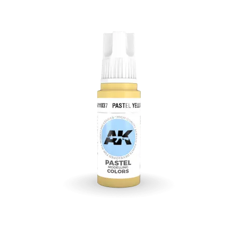 AK Interactive - 3rd Gen - Pastel Yellow 17ml