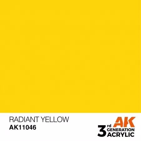 AK Interactive - 3rd Gen - Radiant Yellow 17ml