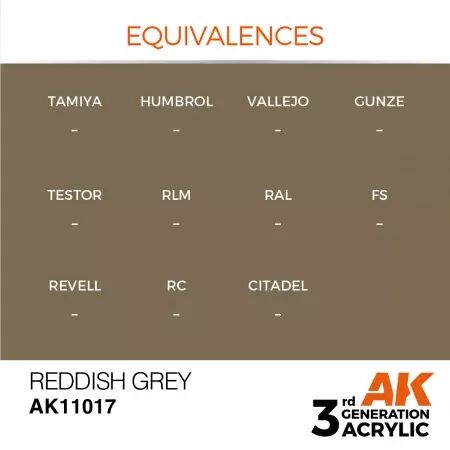 AK Interactive - 3rd Gen - Reddish Grey 17ml