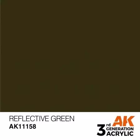 AK Interactive - 3rd Gen - Reflective Green 17ml