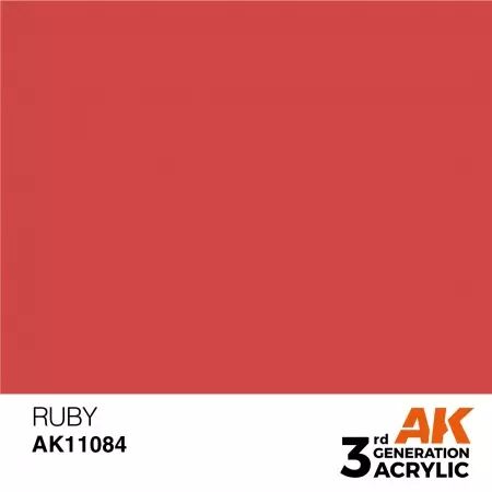 AK Interactive - 3rd Gen - Ruby 17ml