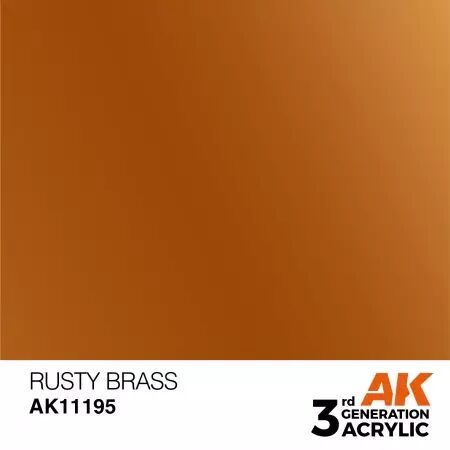 AK Interactive - 3rd Gen - Rusty Brass 17ml