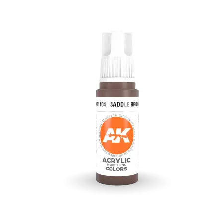 AK Interactive - 3rd Gen - Saddle Brown 17ml