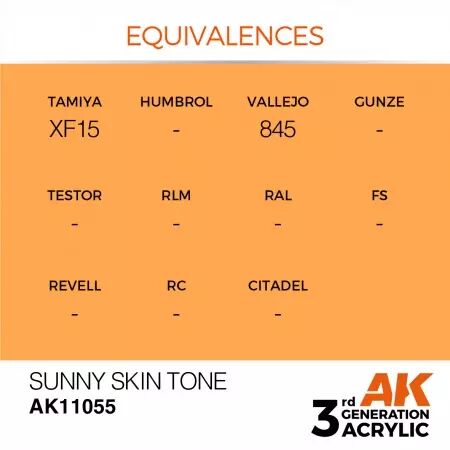 AK Interactive - 3rd Gen - Sunny Skin Tone 17ml