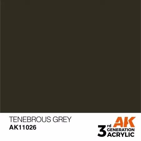 AK Interactive - 3rd Gen - Tenebrous Grey 17ml