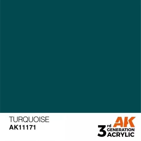 AK Interactive - 3rd Gen - Turquoise 17ml