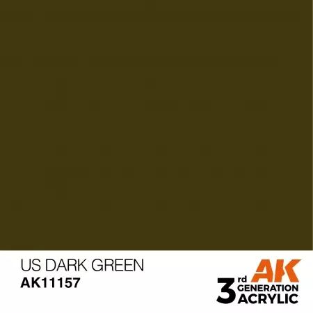 AK Interactive - 3rd Gen - US Dark Green 17ml