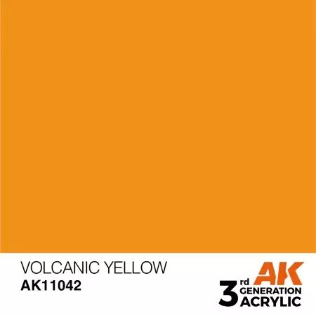 AK Interactive - 3rd Gen - Volcanic Yellow 17ml