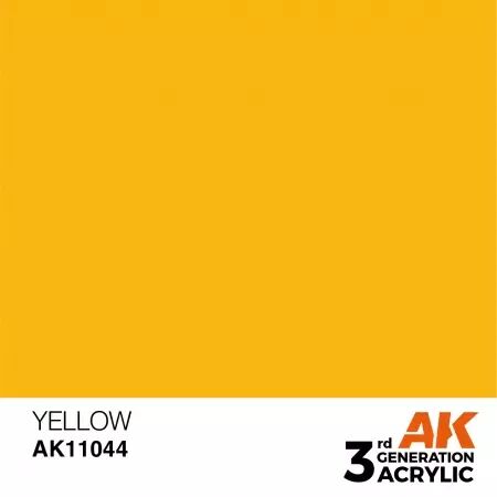 AK Interactive - 3rd Gen - Yellow 17ml