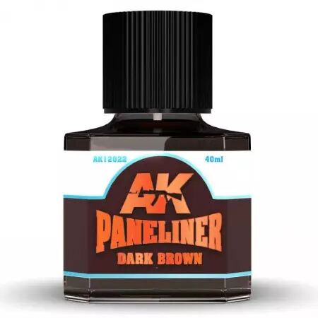 Ak Interactive - Auxiliaires - Paneliner Dark Brown - 40 ml