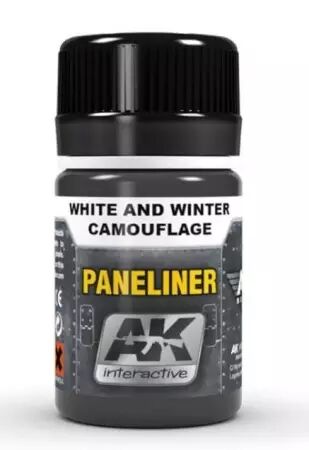 Ak Interactive - Auxiliaires - Paneliner for white and winter camouflage 35ml