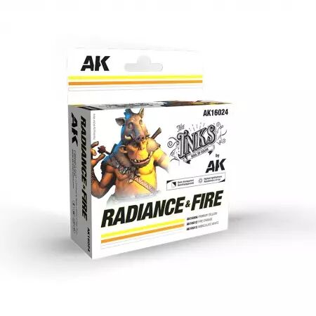 Ak Interactive - Ink set - Radiance & Fire