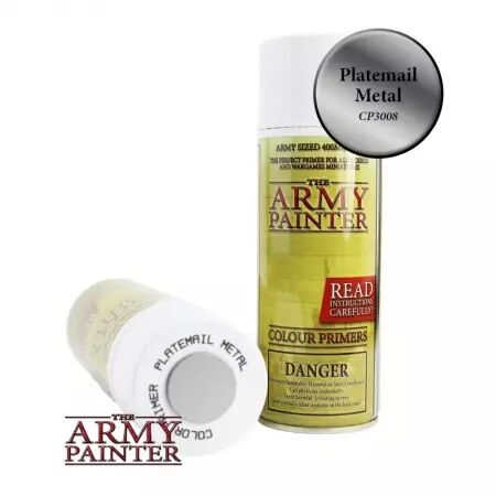 Army Painter - Bombes - Colour Primer : Plate Mail Metal