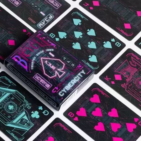 Bicycle Creatives - Cyberpunk Cyber City (Jeu de 54 cartes)