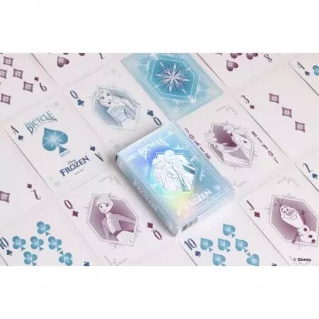 Bicycle Creatives - Disney La Reine Des Neiges Bleu (Jeu de 54 cartes)