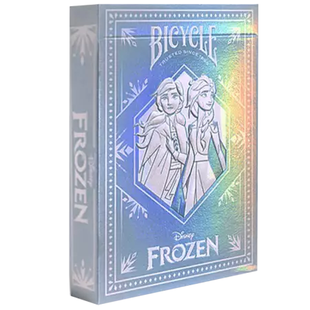 Bicycle Creatives - Disney La Reine Des Neiges Bleu (Jeu de 54 cartes)