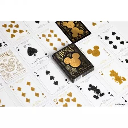 Bicycle Creatives - Disney Mickey Black & Gold (Jeu de 54 cartes)