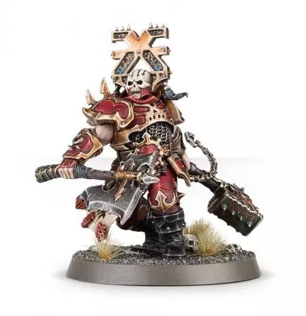 Blades of Khorne : spiring Deathbringer avec Hache Gore et Marteau à Crâne - Warhammer Age of Sigmar