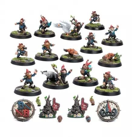 Blood Bowl: Équipe de Gnomes pour Blood Bowl: les Glimdwarrow Groundhogs - Games Workshop