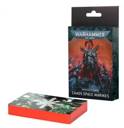 Chaos Space Marines : Datasheet Cards (EN) - Warhammer 40K - Games Workshop