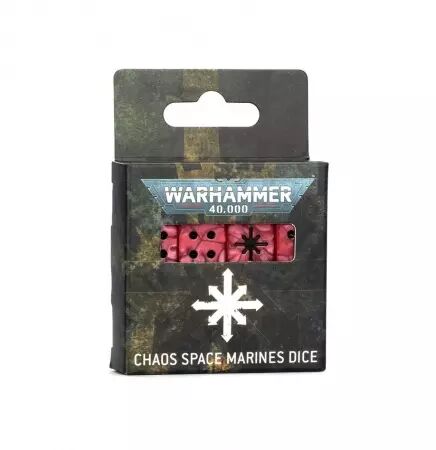 Chaos Space Marines : Set de dés - Warhammer 40K - Games Workshop