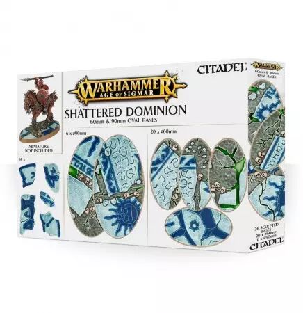 Citadel : Socles - Shattered Dominion socles ovales de 60 et 90mm