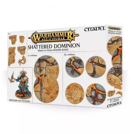 Citadel : Socles - Shattered Dominion socles ronds de 40 et 65mm