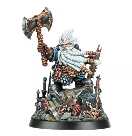 Cities of Sigmar : Grombrindal, le Nain Blanc (Figurine spéciale White Dwarf 500) - Warhammer Age of Sigmar