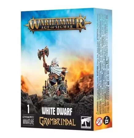 Cities of Sigmar : Grombrindal, le Nain Blanc (Figurine spéciale White Dwarf 500) - Warhammer Age of Sigmar