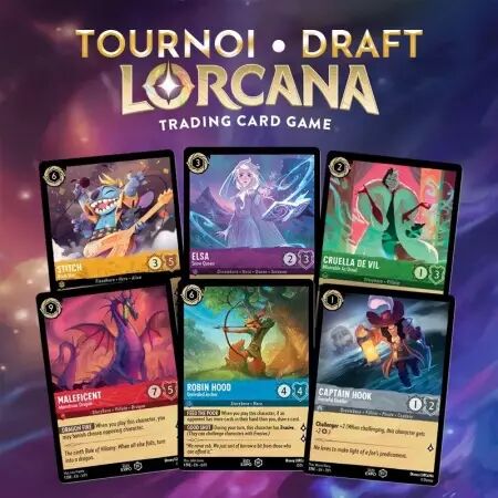 Disney Lorcana TCG - Ligue - Tournoi draft - 05/10/2024 - 10h