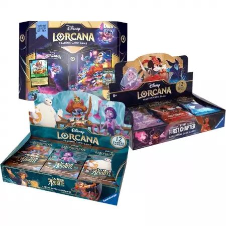 Disney Lorcana TCG : Pack Collectionneur Chapitre 6 (Display et Coffret) & Chapitre 1 (display)