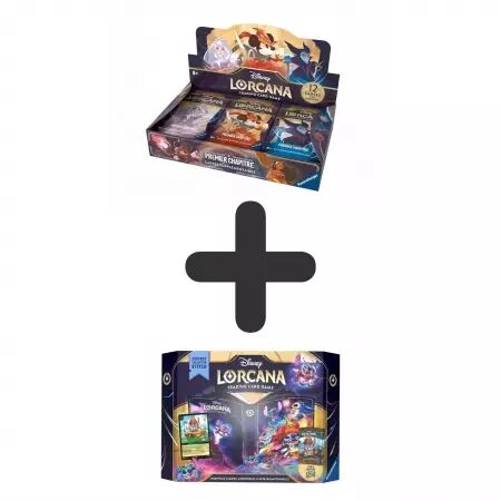 Disney Lorcana TCG - Pack Collector : Display Chapitre 1 et Coffret Collector Stitch