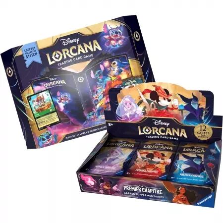 Disney Lorcana TCG - Pack Collector : Display Chapitre 1 et Coffret Collector Stitch