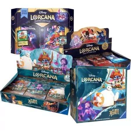 Disney Lorcana TCG - Pack Ultime : Chapitre 6 (Trove, Coffret collector et display) et display Chapitre 1 