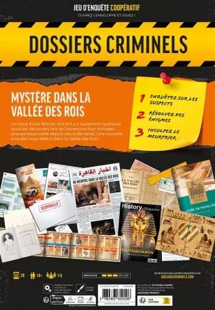 Dossiers Criminels - Mystère Dans La Vallée Des Rois