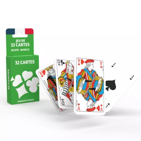 Ducale - Jeu de 32 Cartes Belote - Ecopack