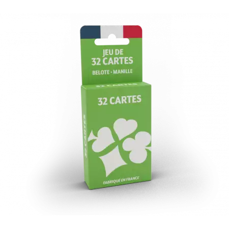 Ducale - Jeu de 32 Cartes Belote - Ecopack