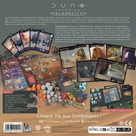 Dune Imperium : Insurrection - Paul Dennen - Lucky Duck Games 