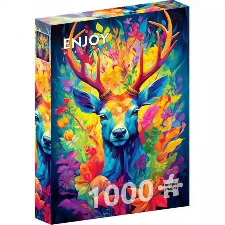 Enjoy Puzzle - Crowned Stag - 1000 pieces