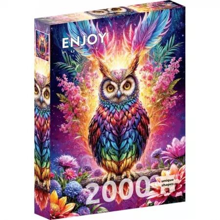 Enjoy Puzzle - Neon Owl - 2000 pieces