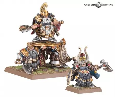 Forteresses Naines : Dwarf Lords/Shieldbearers - Warhammer the Old World - Games Workshop