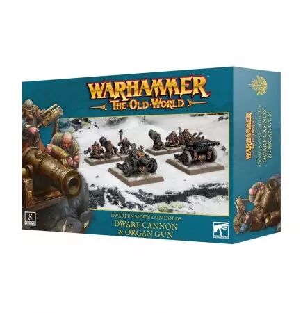 Forteresses Naines (Dwarfen Mountain Holds) : Canon et Canon-orgue Nains - Warhammer the Old World - Games Workshop