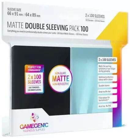 Gamegenic : Matte Double Sleeving Pack 100